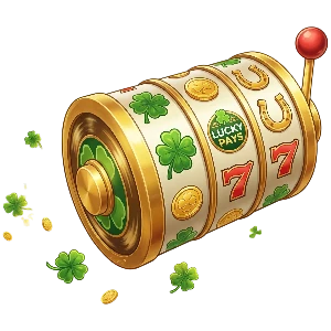 Promotional online casino scene for Lucky Pays Casino players in the United Kingdom